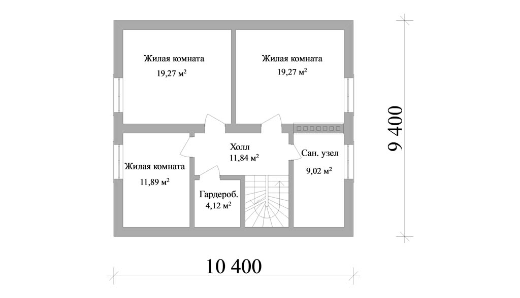 Проект дома водолей