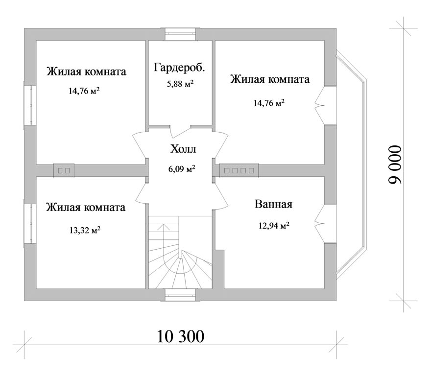 Проект одноэтажного дома с котельной